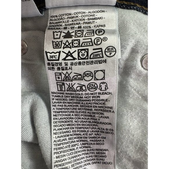 Levi’s 559 Mens 36X34 Dark Wash Denim Jeans Mid Rise Streetwear Classic Everyday - Picture 6 of 7